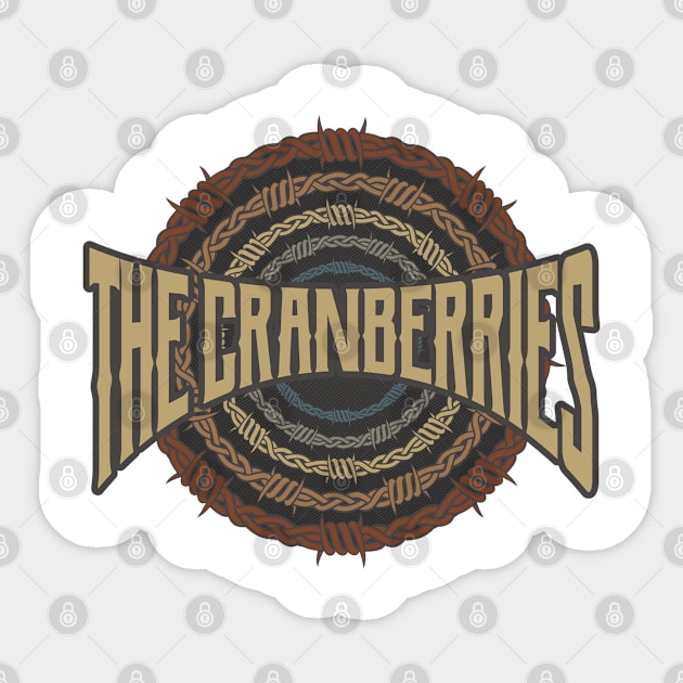 The Cranberries Barbed Wire Sticker by darksaturday